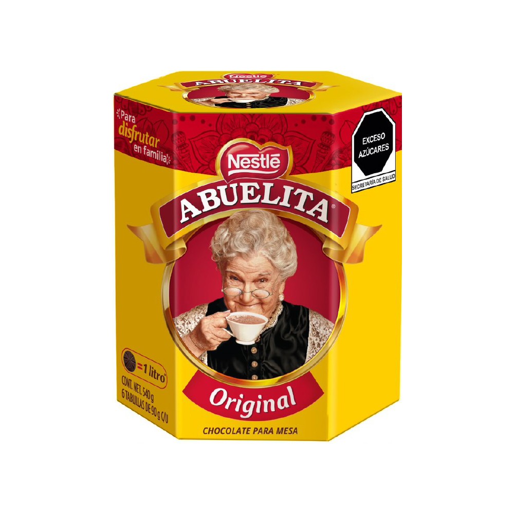 Chocolate ABUELITA 6 tabletas de 90g c/u